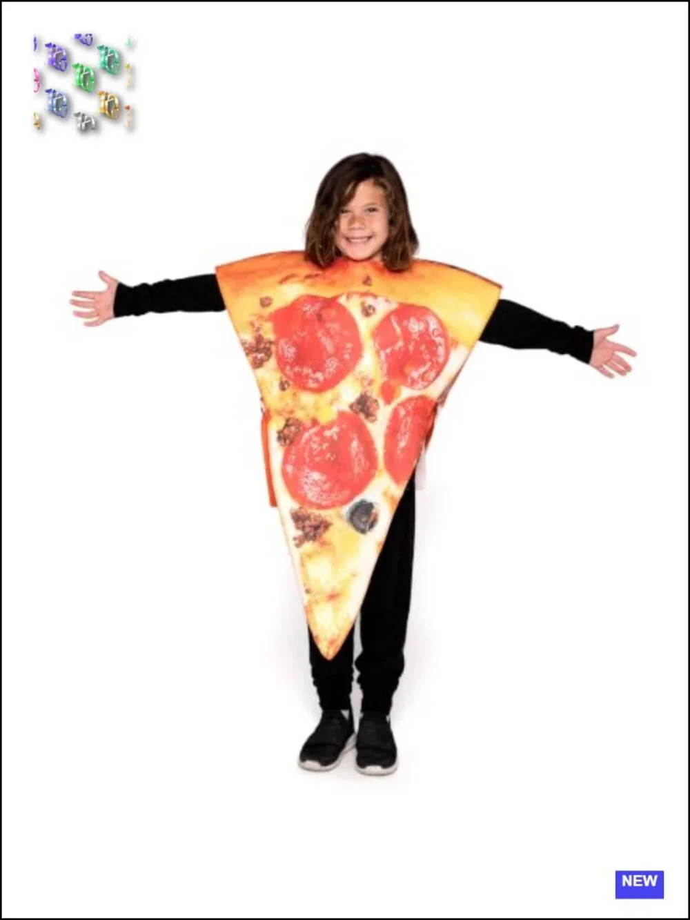 Kids Pizza Costume Halloween Dress-Up Food Party Cosplay
